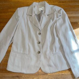 Jaclyn Smith Light Gray Blazer